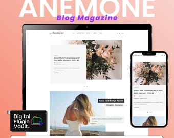 Blogsjabloonkit voor WordPress – Anemone Elementor-thema