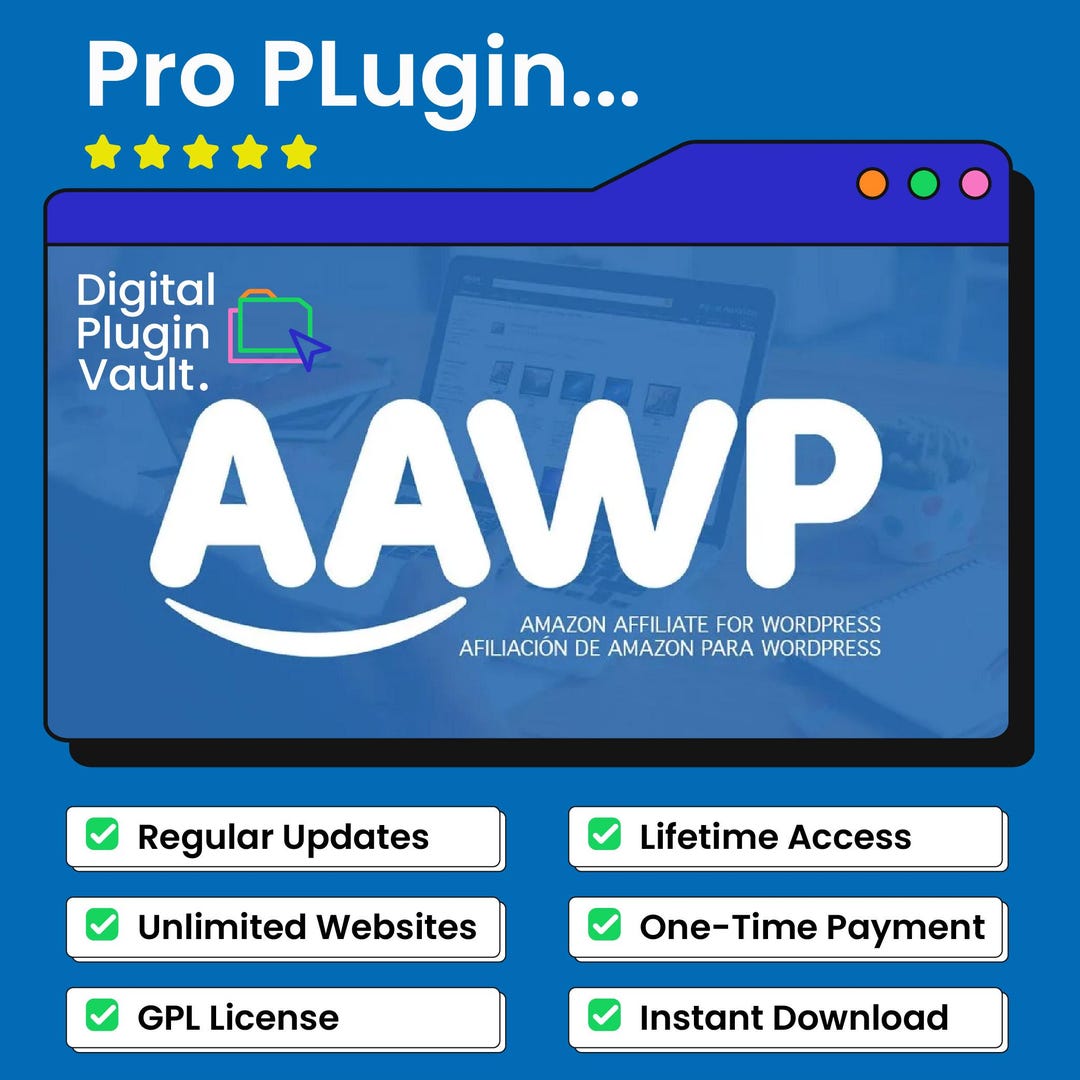 AAWP Amazon Affiliate Wordpress Plugin: Unlimited Sites (GPL Digital ...