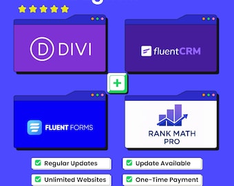 WordPress Plugin Bundle – Marketing Automation Kit | Divi Pro, CRM, Forms & Rank Math