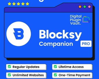 Blocksy Pro WordPress Theme | Companion Plugin (Digital Download) | Unlimited Website