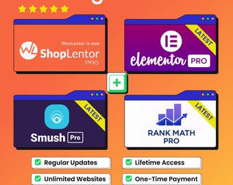 Ensemble de plugins WordPress – WooCommerce Builder Pack | Elementor, Rank Math, ShopLentor