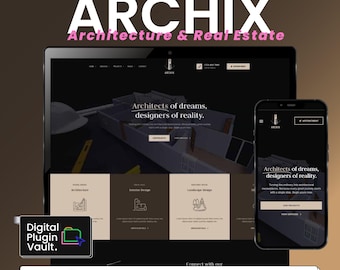 Architecture Elementor Template Kit – Archix Real Estate Website | WordPress Template