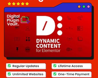 Contenu dynamique pour Elementor Pro GPL – Plugin Elementor Widgets & Addons – Licence à vie – Téléchargement instantané