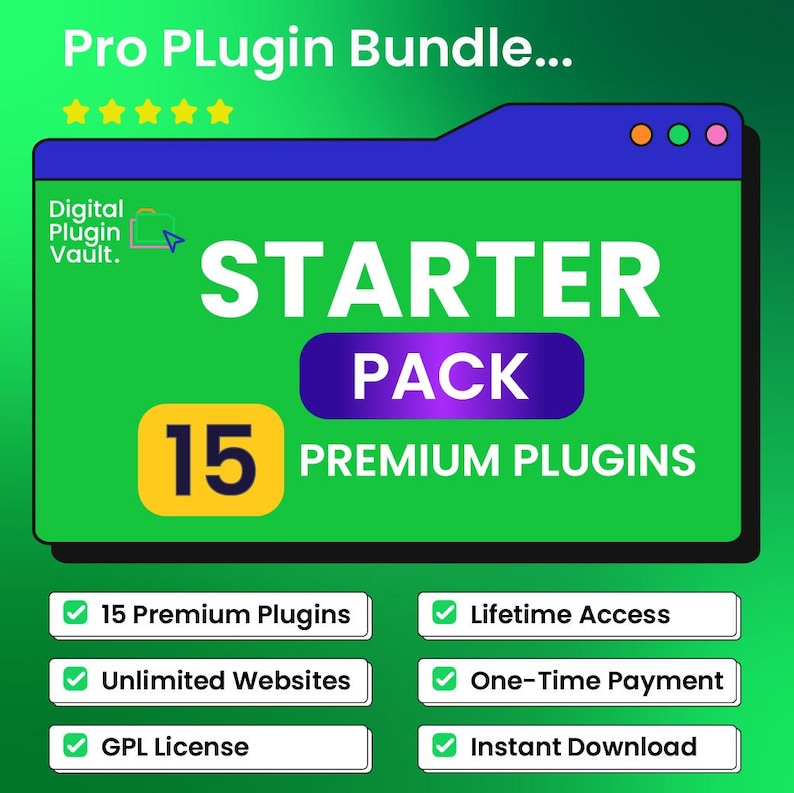 WordPress Plugin Bundle – 15 GPL Plugins (Instant Download) Bild 1