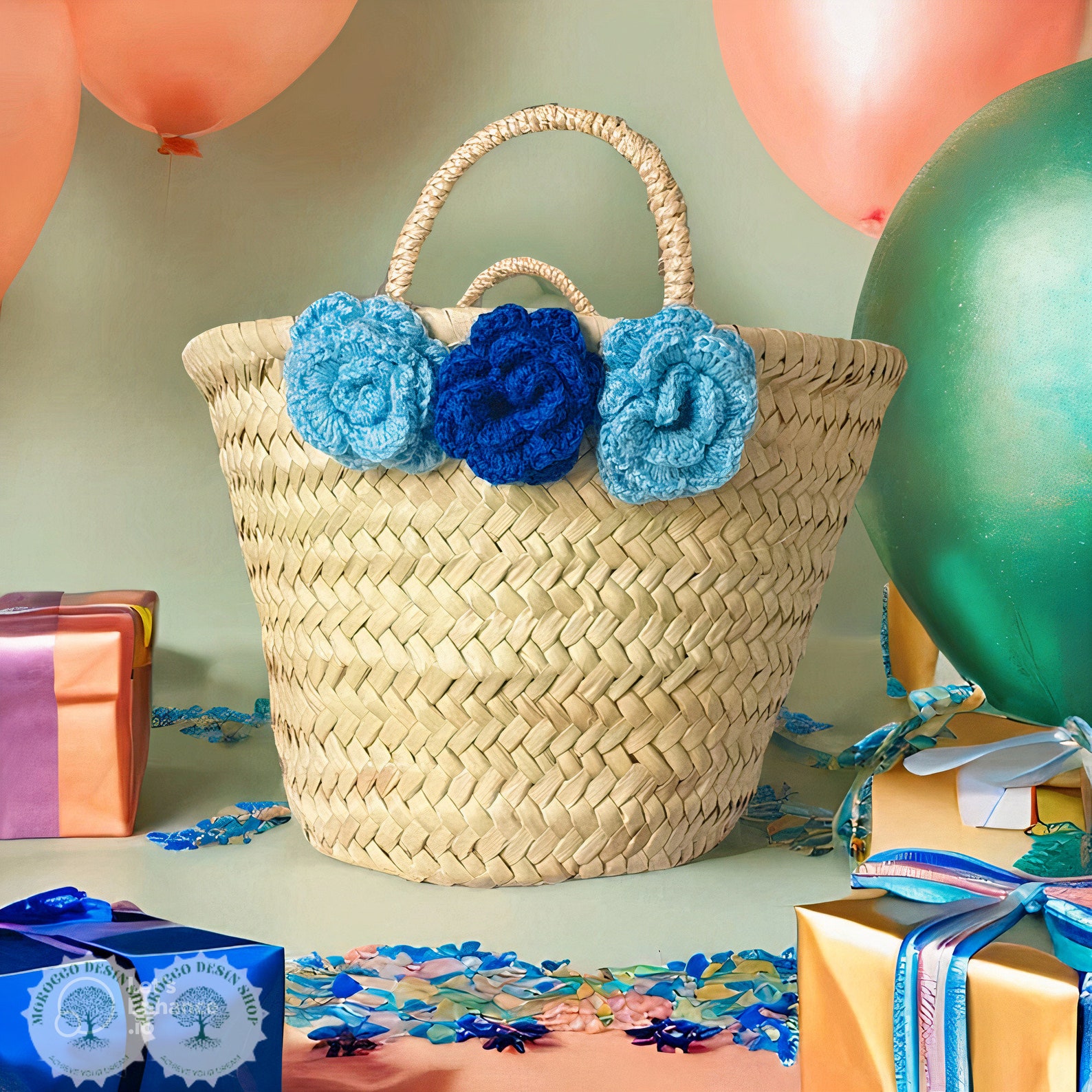 Wholesale Straw Personalized Basket Bachelorette Party Bag Etsy