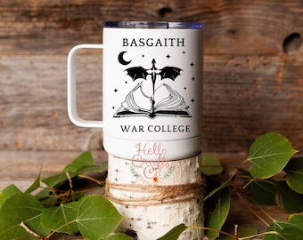 Basgiath War College Mug | Fourth Wing Dragon Book Lover Gift