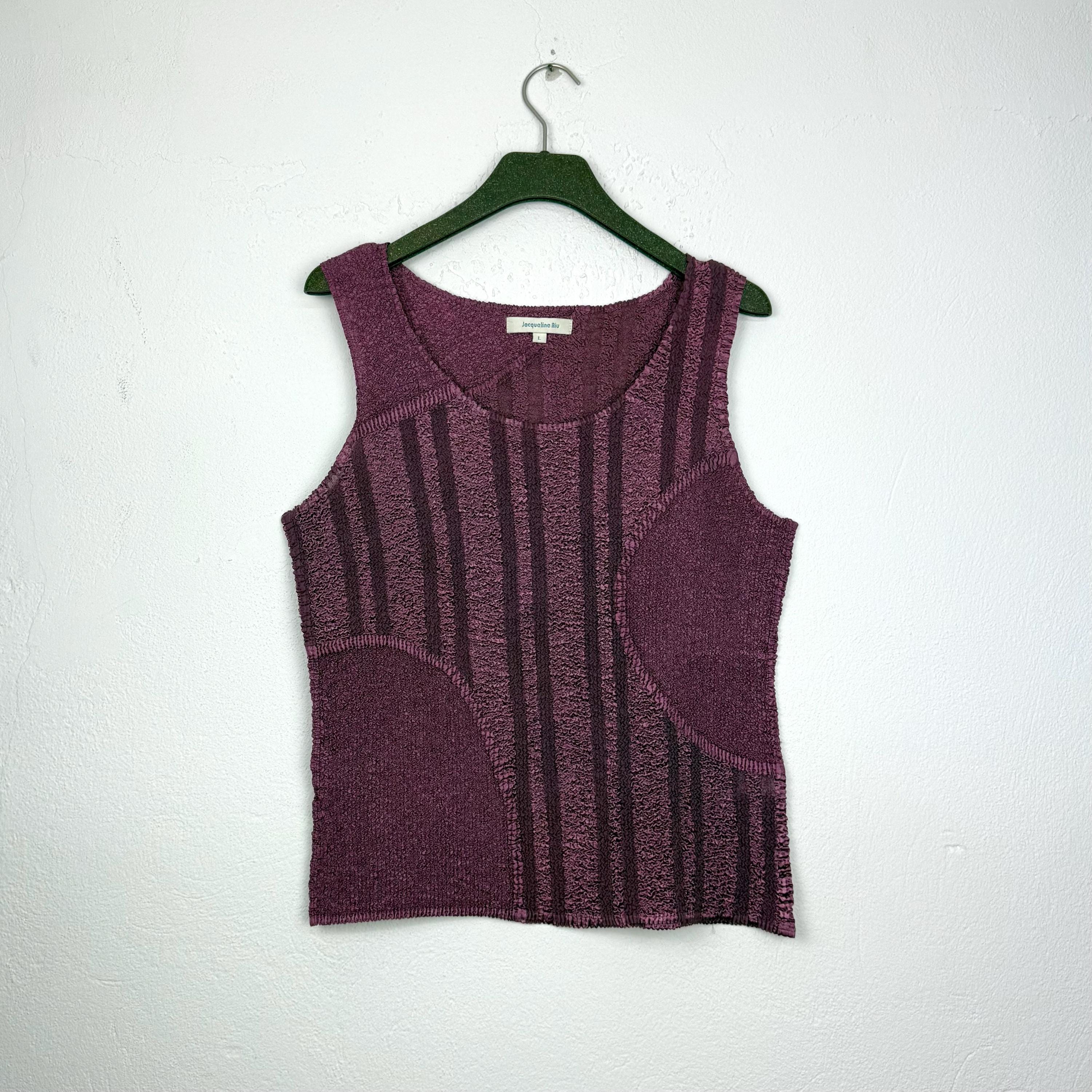 Riu Ribbon tie knit tops Pink（riu リウ Ribbon tie knit pink