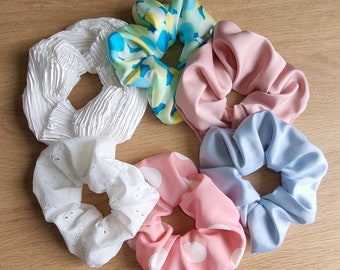 Handmade Pastel Scrunchies