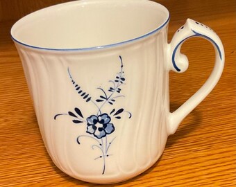 Villeroy & Boch French Garden - Taza Espresso Con Plato 100ml - Porcelana Premium, Diseño Rústico Elegante