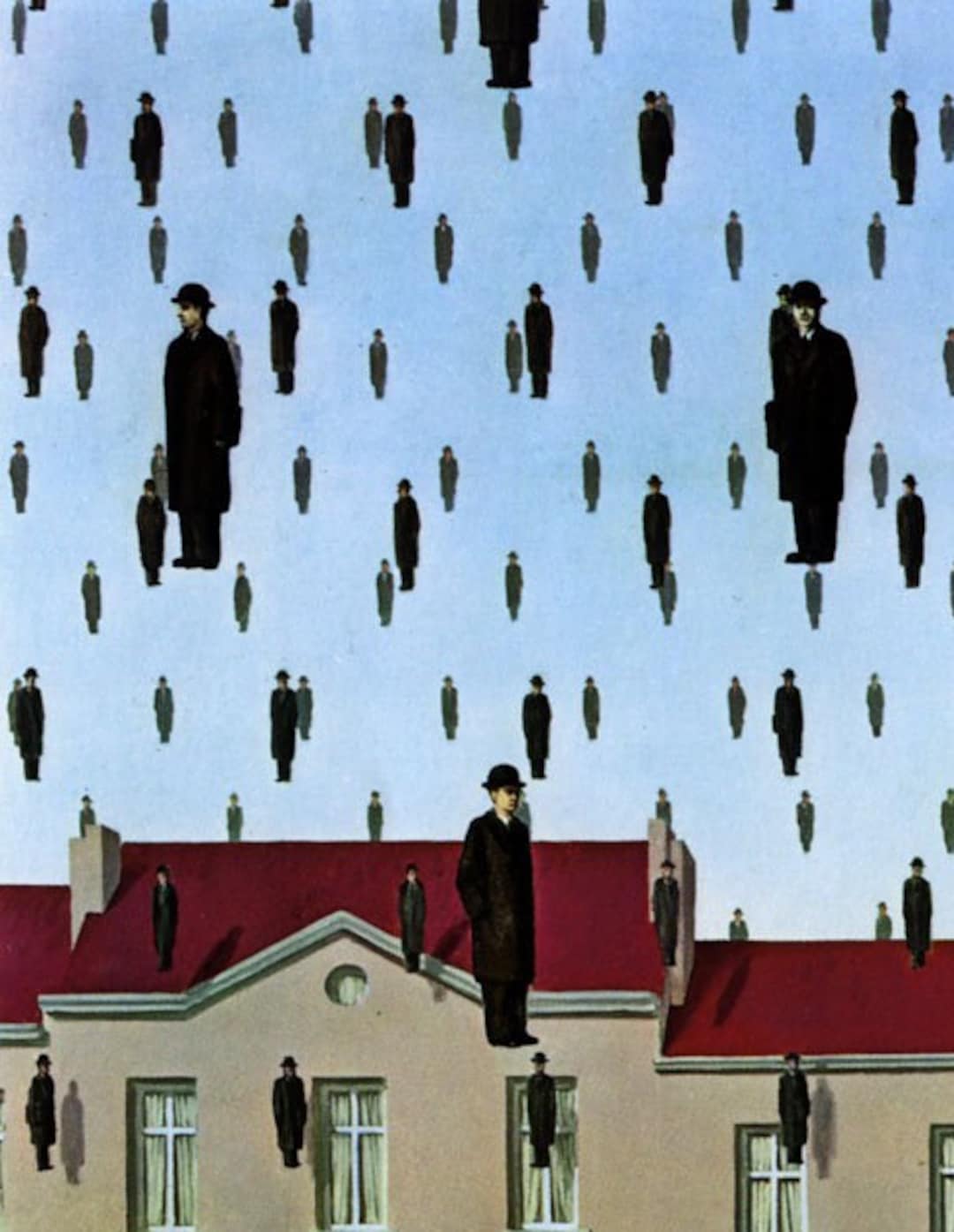 Golconda Magritte Digital Prints Etsy