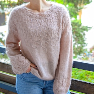 Knitting Pattern Icelyn Blouse in English, Danish and German