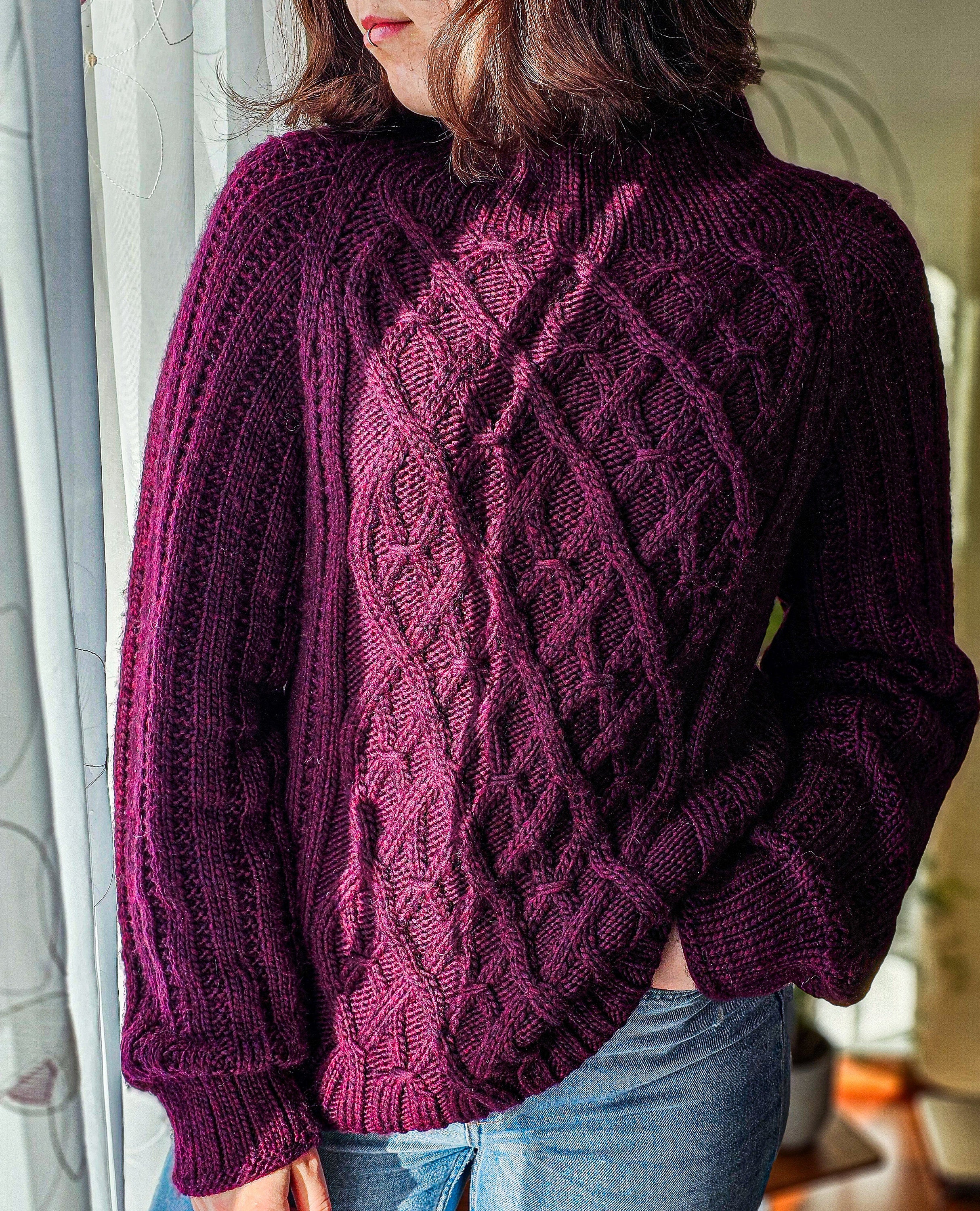 DOUGLAS Sweater Knitting Pattern in English - Etsy