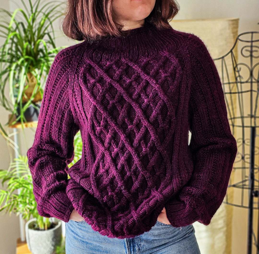 DOUGLAS Sweater Knitting Pattern in English - Etsy