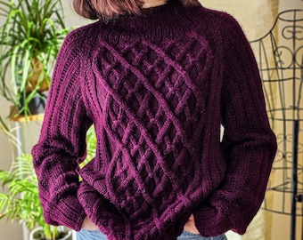 DOUGLAS Sweater Knitting Pattern in English