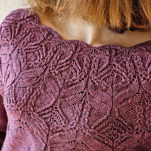 Knitting Pattern Lalea Sweater in English