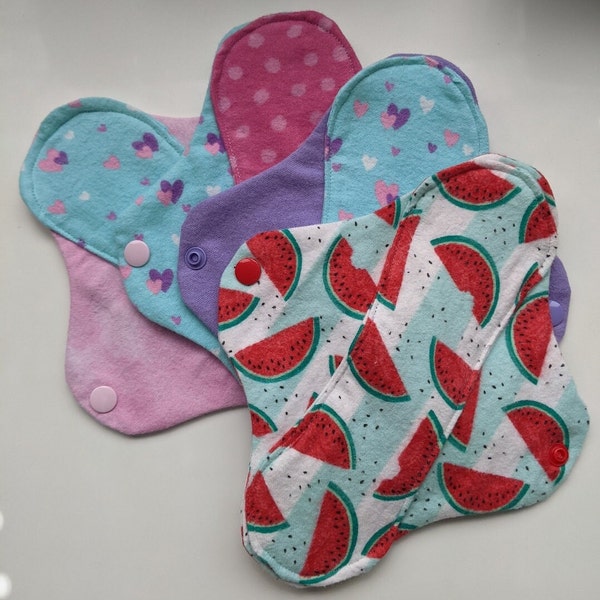 Reusable flannel pantyliners