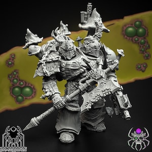 Plague Bringers Battle Squad | EightLegsMiniatures | Grimdark Compatible | Buildkit