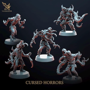 Set of 5 Cursed Horrors & 3 Dazed Horrors | Tales Keeper | Grimdark Compatible