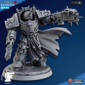 Exterminator Lord - Pose 2 | Ghamak | Grimdark Compatible