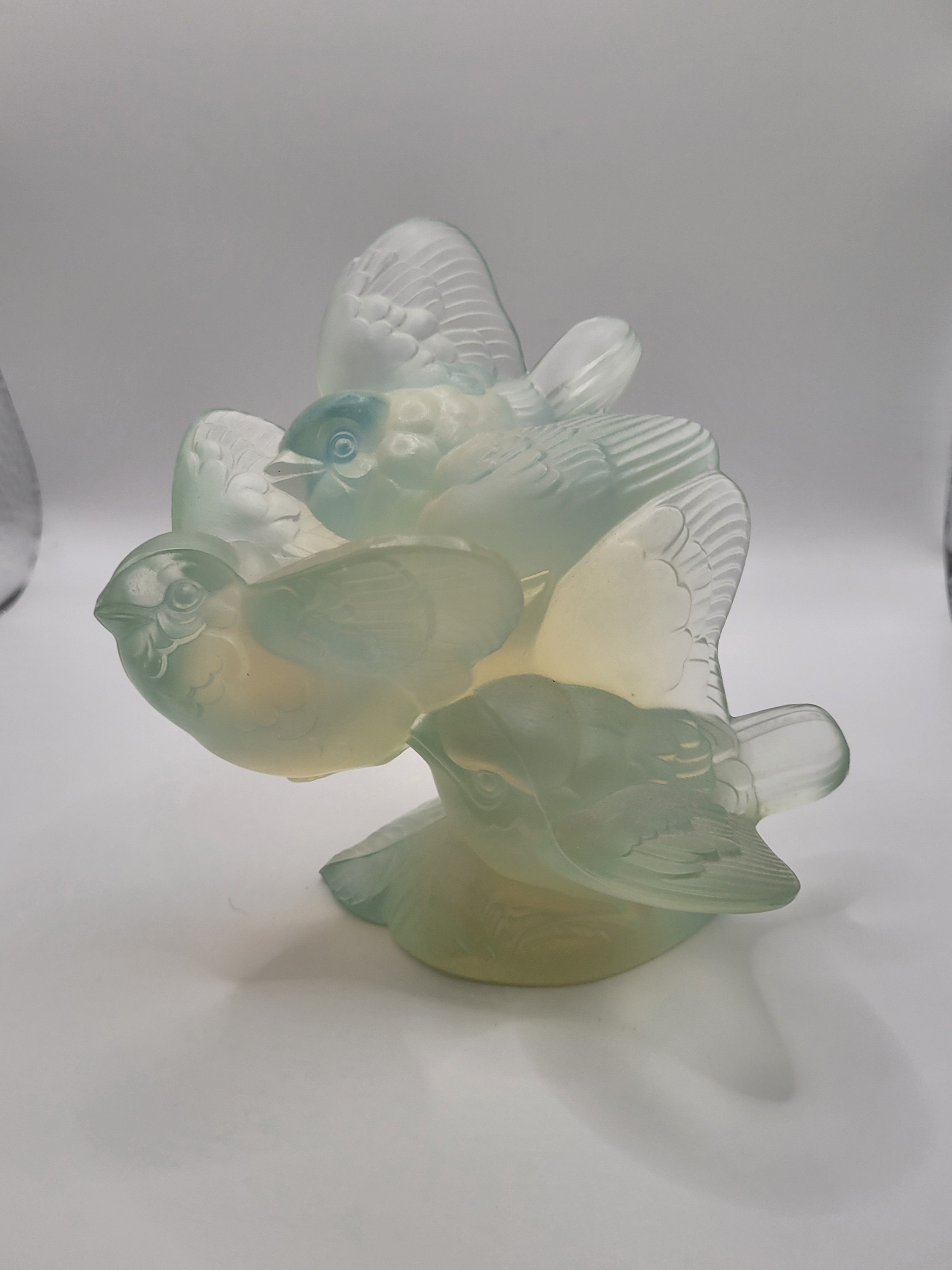 サビノ Sabino France 七面鳥 オパールセント ガラス フィギュリン