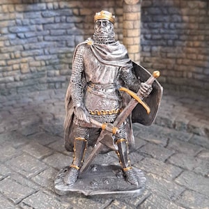 Robert the Bruce Metal Sculpture - Collectible Figurine