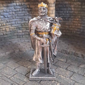 King Arthur Metal Sculpture - Collectible Figurine