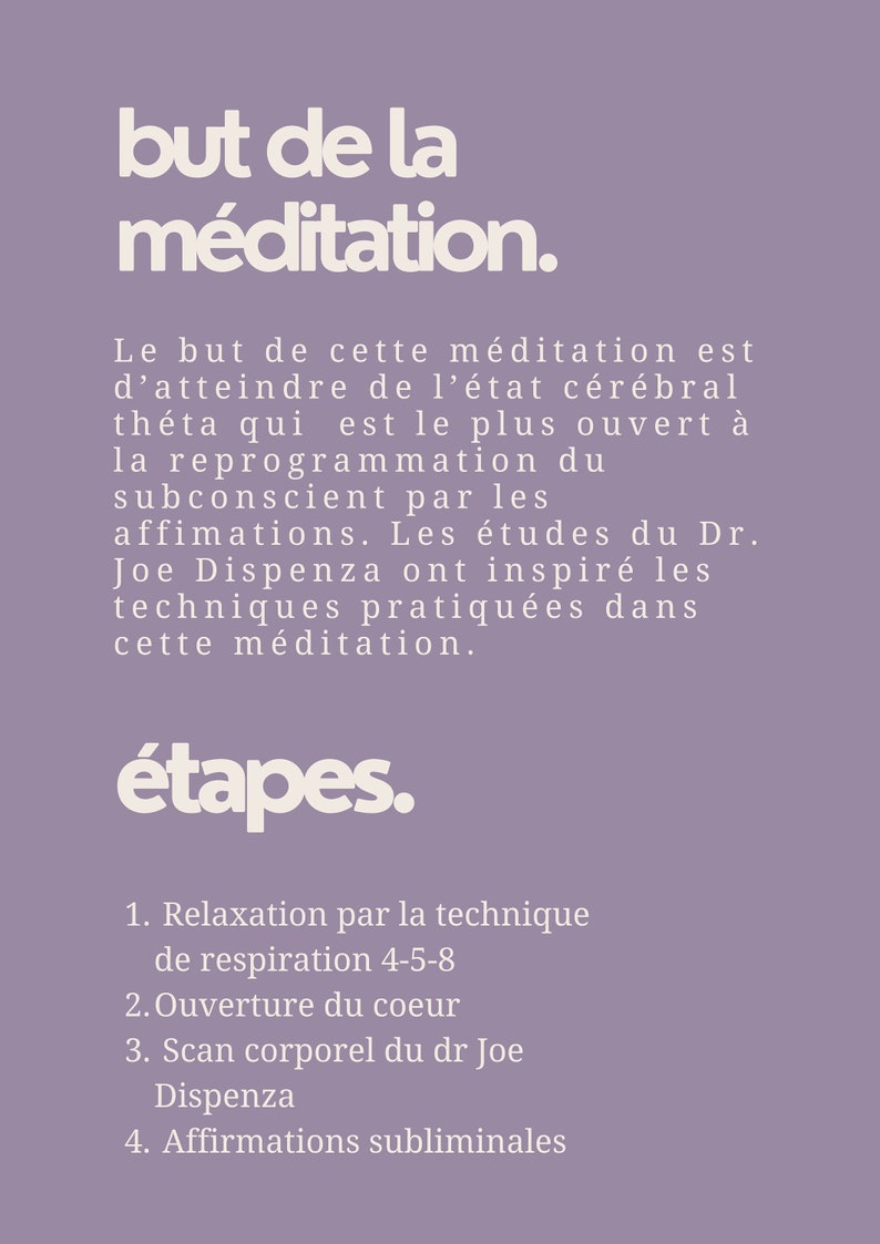Méditation & Affirmations Subliminales CONFIANCE EN SOI image 6