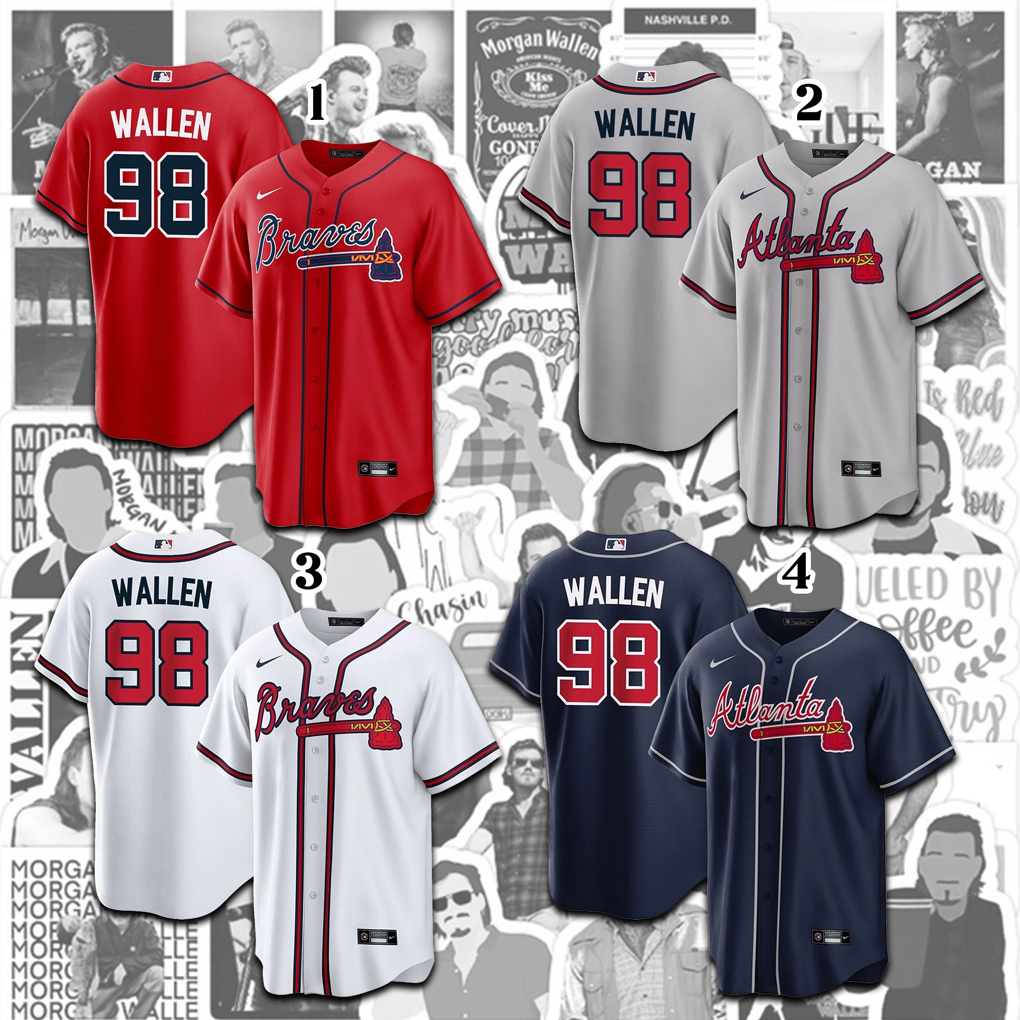 Cooperstown, Shirts, Dale Murphy Atlanta Braves Jersey Mens Xl Nwt