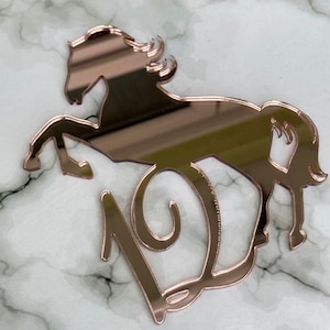 "Tortenfigur ""Pferd im Sprung"" als Tortenfigur / Tortendeko."