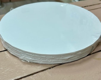 5mm White Round Masonite (MDF) Cake Board