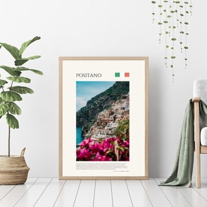 Positano Print, Positano Poster, Positano Travel Poster, Amalfi Coast Print, Amalfi Coast Photography, Positano Travel