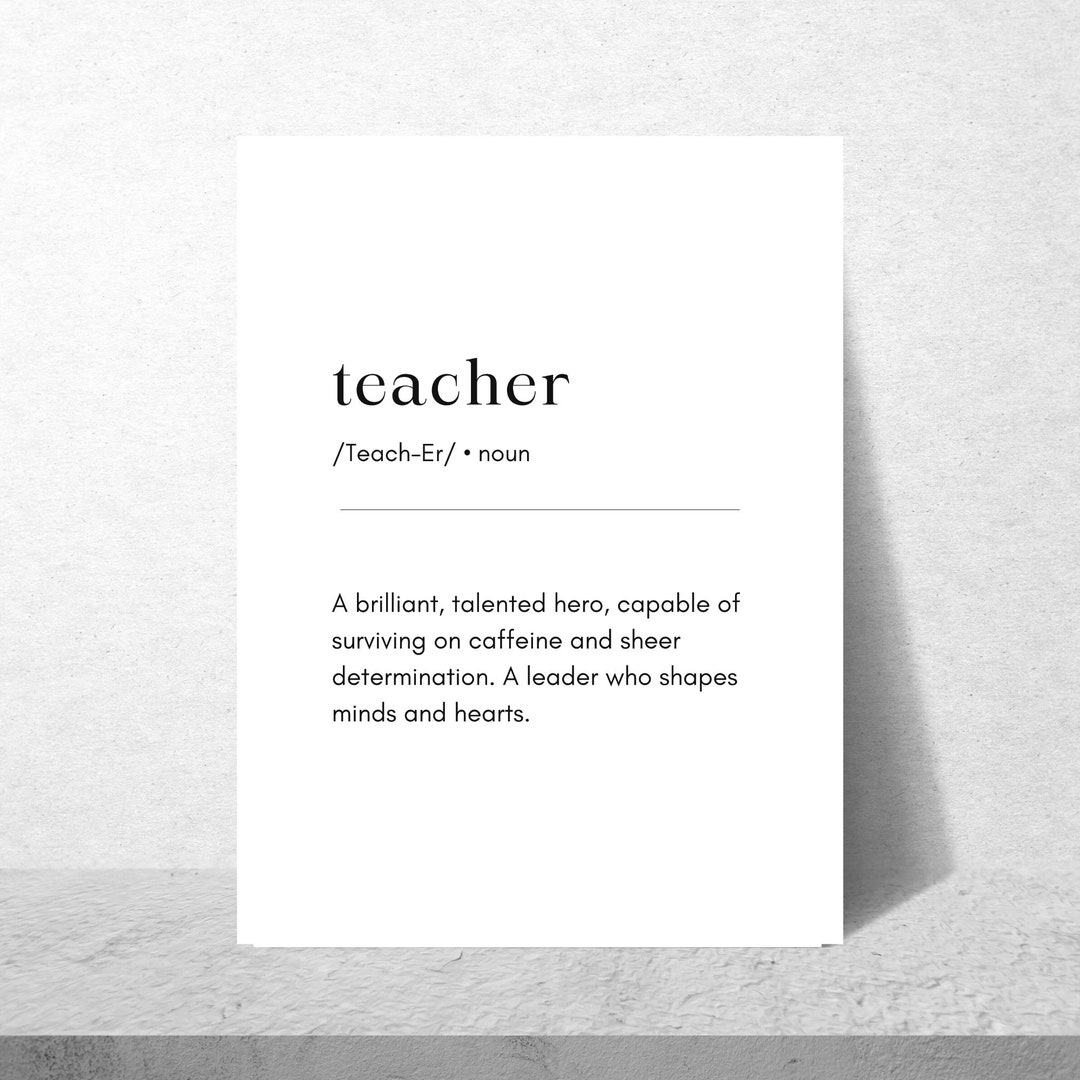 TEACHER DICTIONARY DEFINITION visual data 5