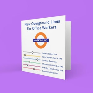 おもしろいロンドン オーバーグラウンド カードで隙間に気をつけましょう - オフィス ワーカーに最適!