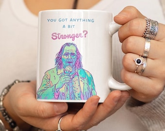 Slow Horses Jackson Lamb Inspired White Mug (11oz) - Anything Stronger