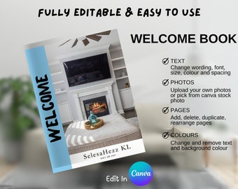 001 Air Bnb Welcome Book /Guest book