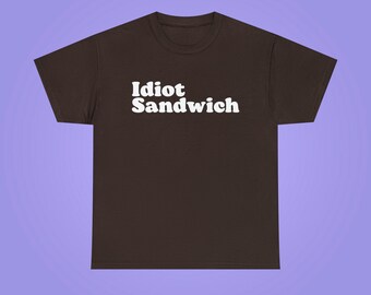 Gordon Ramsay Shirt, Hells Kitchen, Kitchen Nightmares, Gordon Ramsay Merch, Gordon Ramsay Fan, Cooking shirt, gift - Idiot Sandwich