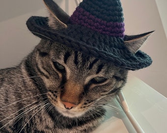 Witch Cat Hat Crochet Pattern