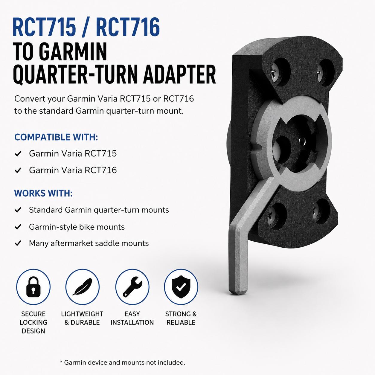 Garmin Varia Rct715 Adapter - Etsy