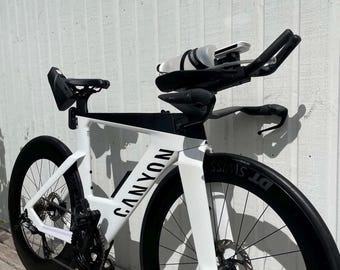 Garmin-, Wahoo- of Bryton-houder + BTA-bidonhouder voor Canyon Speedmax CF slx/cfr | Geïntegreerde GPS-computer en bidonhouder