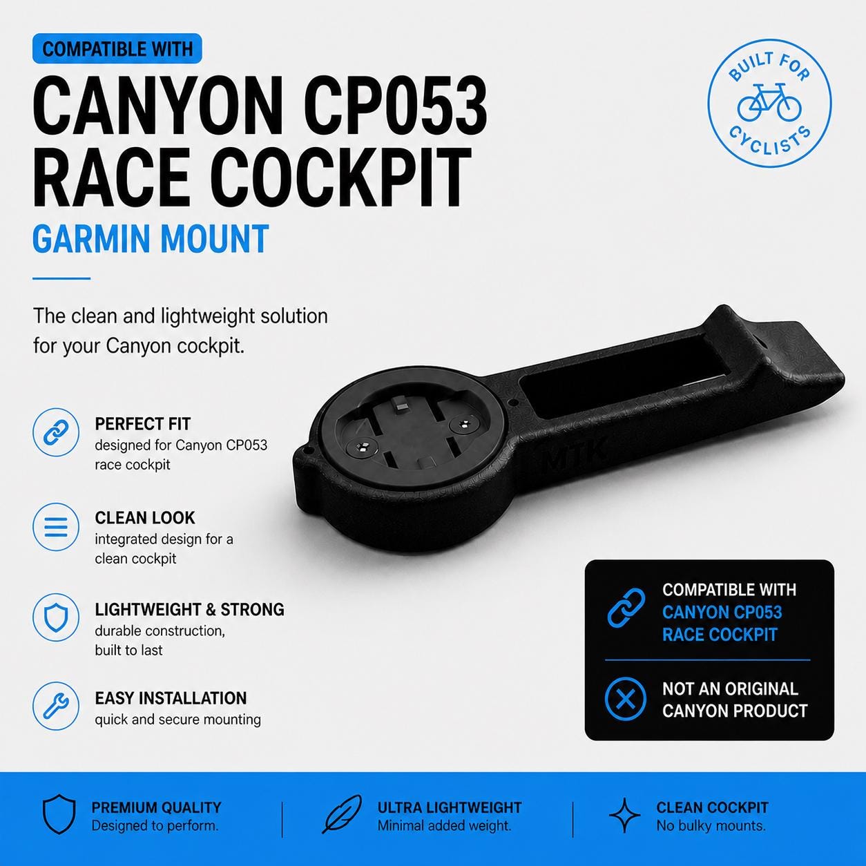 Canyon CP053 Garmin Mount (compatible) – Endurace CFR 2026 Bike