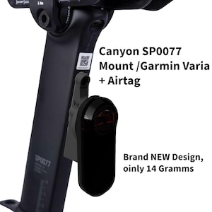 Canyon Aeroad SP0077 Garmin Varia Mount + hidden Airtag