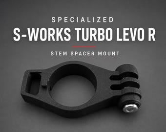 Specialized Turbo Levo S-Works R afstandhouderhouder met frontlicht-/GoPro-interface | 10 mm vervangende afstandhouder | Strakke upgrade voor je E-MTB cockpit