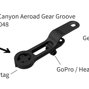 Garmin - Canyon "Gear Groove Style" for Cockpits CP0048 to Garmin with Airtag and GoPro