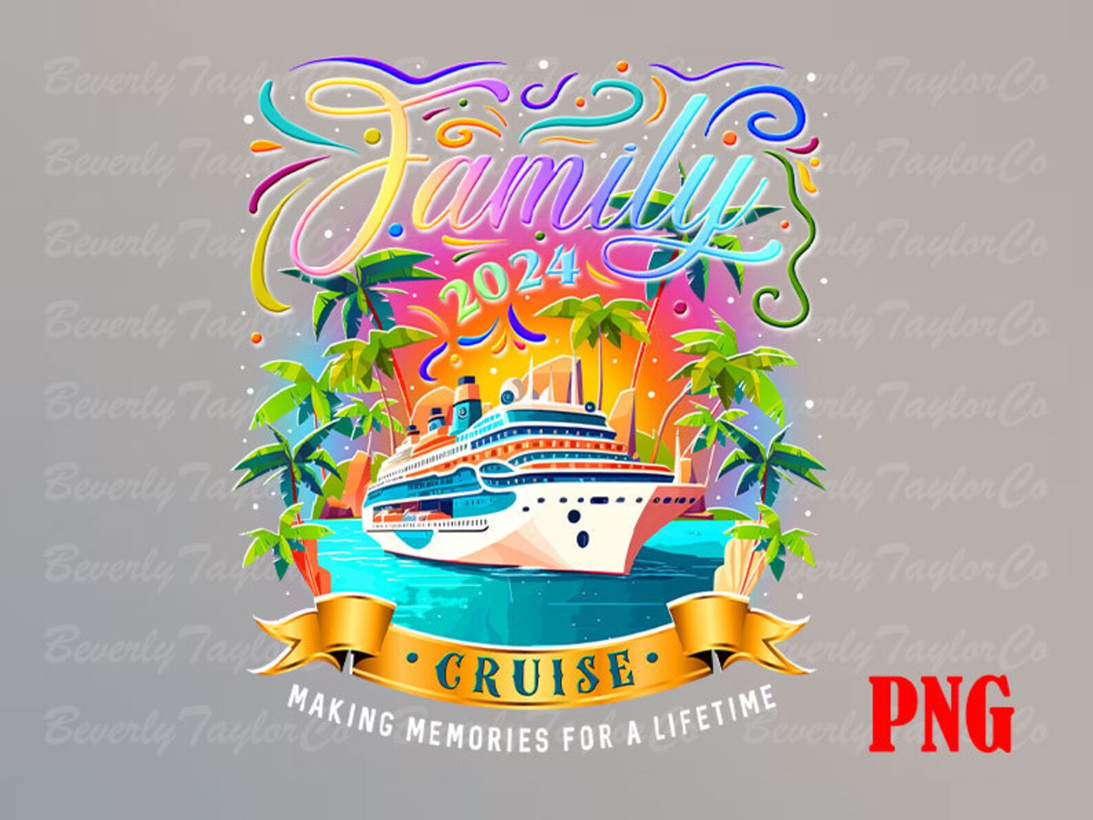 Family Cruise 2024 Png, Family Cruise Png, Cruise 2024 Png, Family