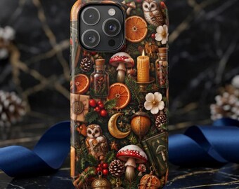 Autumn Apothecary Cases | Owl Mushroom Candle Phone Case