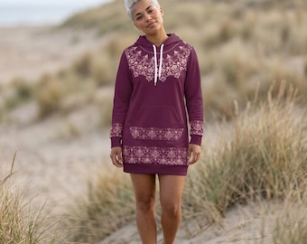 Sleeping  Lace Hooded Dress hoodie Cottage core