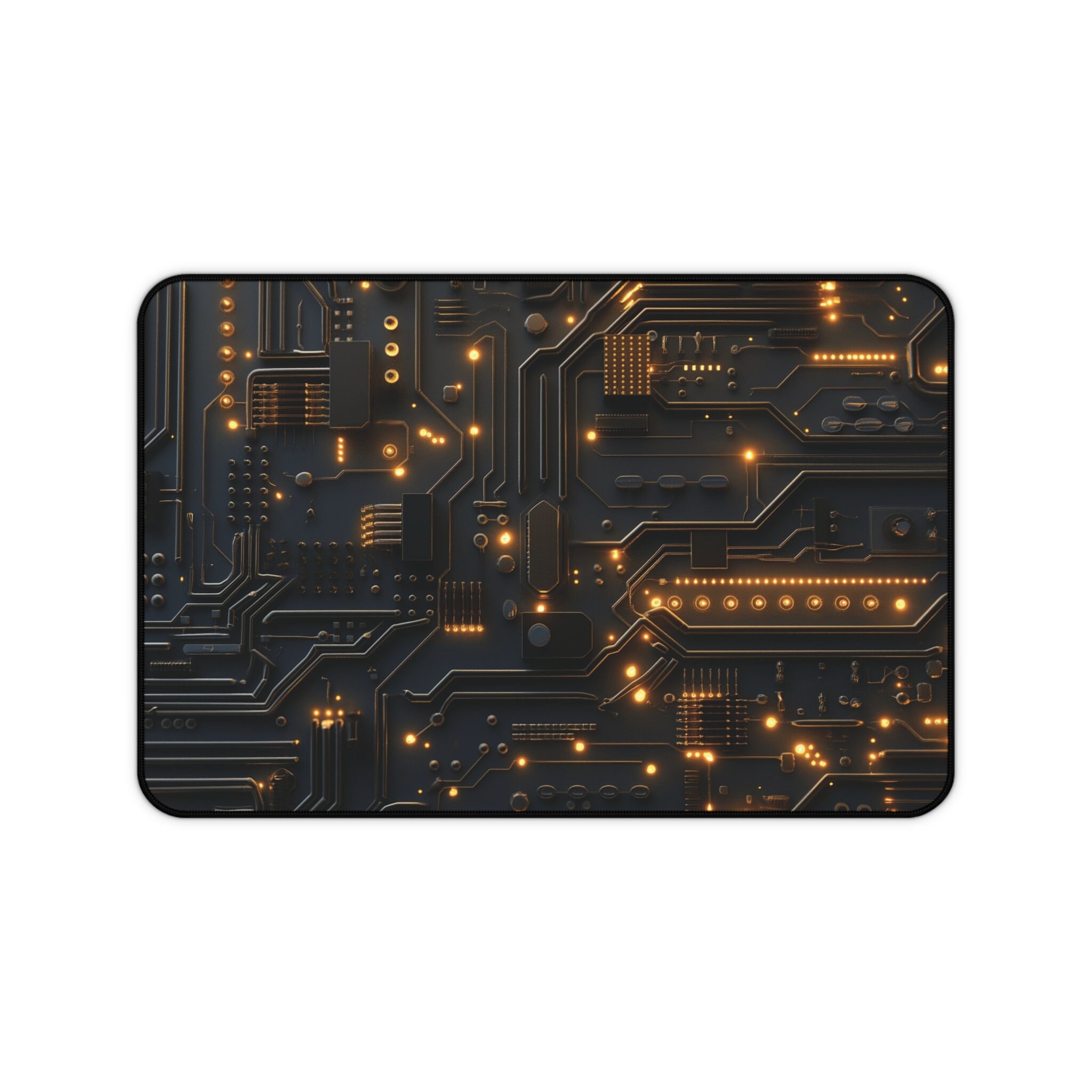 Tech Circuit Board Desk Mat | Neoprene | Anti-slip | 3 Sizes | Office ...
