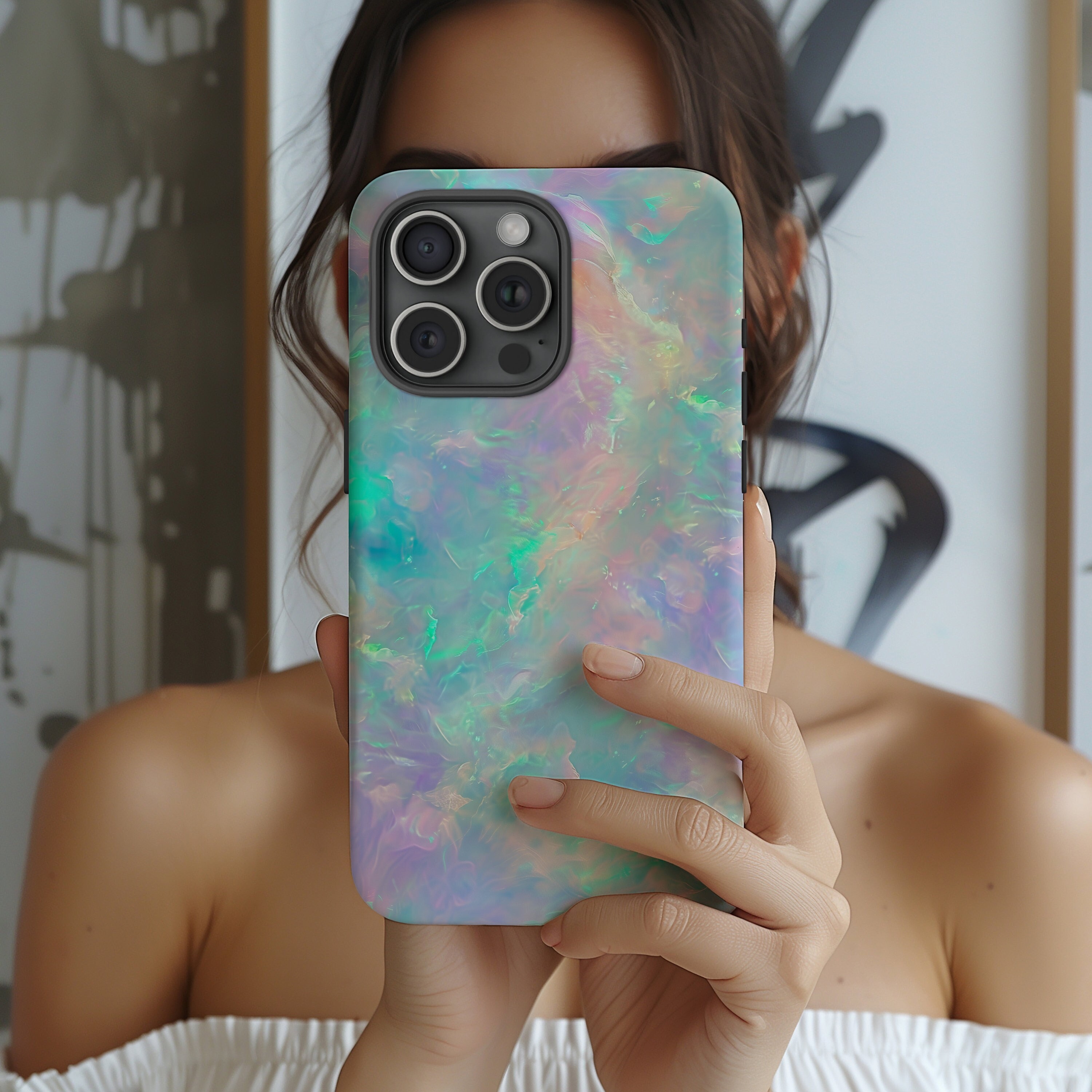 Colorful Pastel Dream Phone Case - Pastel Cute Design, Vibrant Protective Cover for Trendy and Artistic Souls