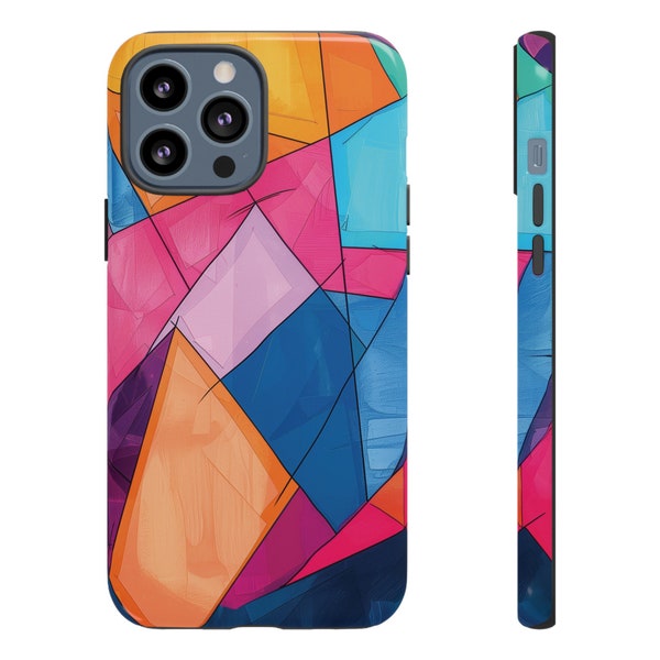 Contemporary Artistic Mosaic Phone Case - Sleek, Colorful Geometric Design for iPhone, Samsung Galaxy, Google Pixel