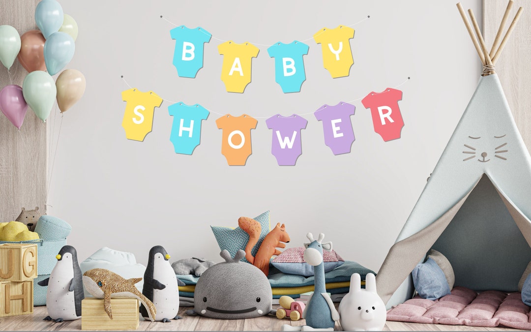 Personalized Baby Shower Banner Custom With Any Name Any Age Any Text